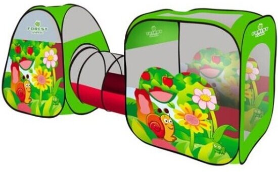 Детская игровая палатка Наша Игрушка 100790977 с туннелем Веселая улитка