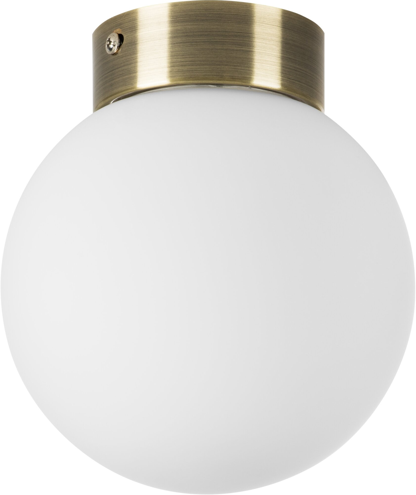 Потолочный светильник круглый в форме шара бронза Lightstar Globo 812011
