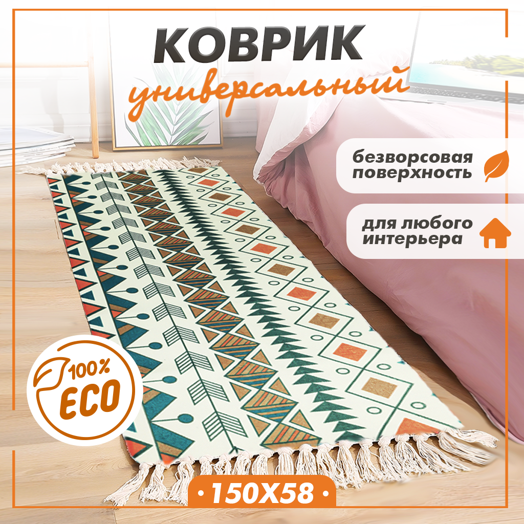 Коврик Solmax комнатный прикроватный150х58 см