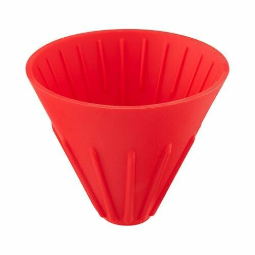 Воронка силикон диаметр 10см красный 1254₽