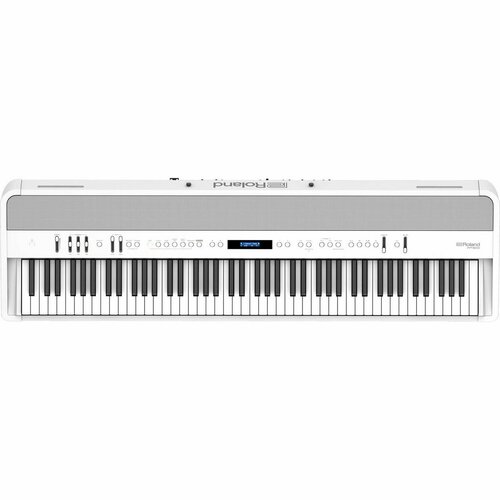 Roland FP-90X-WH цифровое фортепиано, 88 клавиш, 256 полифония, 362 тембра, Bluetooth Audio/ MIDI roland f701 la цифровое пианино 88 клавиш 256 полифония 324 тембра bluetooth audio midi