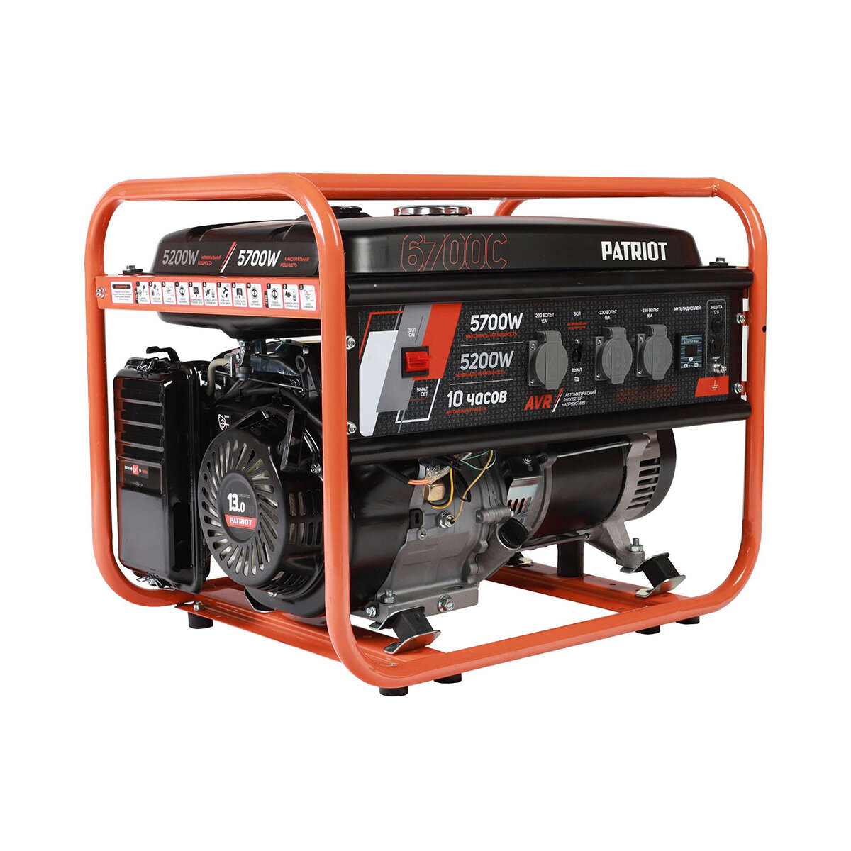 фото Генератор бензиновый Patriot GRS 6700C, 5700 Вт