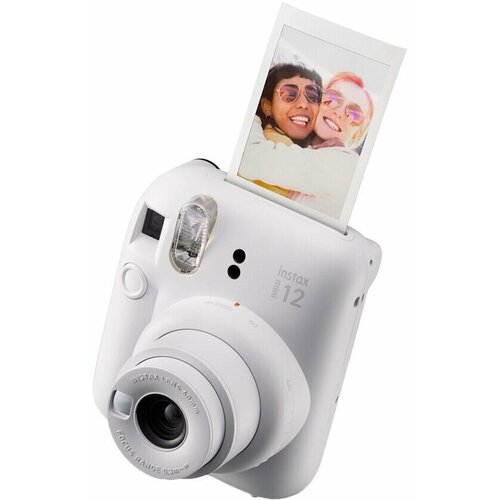 набор instax mini 12 clay white bundle box Фотоаппарат Fujifilm Instax Mini 12 Clay White (белый)