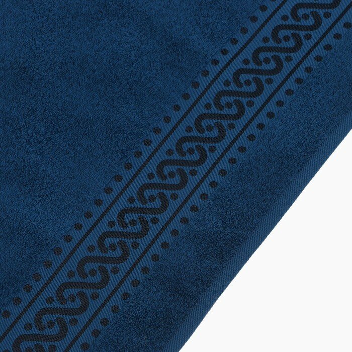 ДМ Полотенце махровое Pirouette 50Х90см, цвет синий, 420г/м2, 100% хлопок