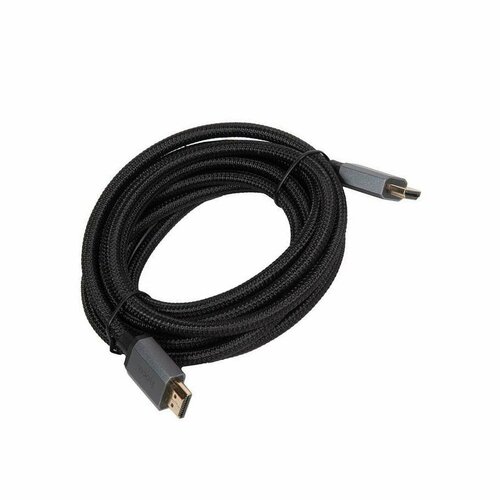 Кабель передачи аудио и видео HDMI HOCO US03 HDTV 2.1 Male to Male 8K ultra HD data cable(L=3M), черный 6931474777324 кабель передачи аудио и видео hdmi hoco us03 hdtv 2 0 male to male 4k hd data cable l 3m черный 6931474777294