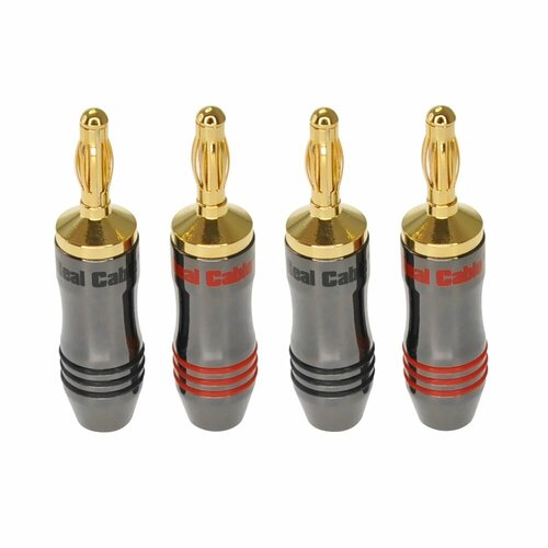 Коннекторы акустические Real Cable B7210-2C/4PCS, комплект 4 шт