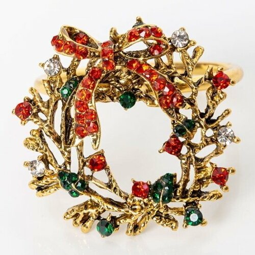 Кольца для салфеток Arya Home Arya Crown 4 предмета Золото 1140₽