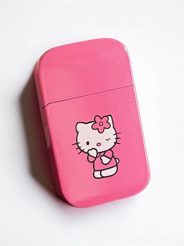 Газовая зажигалка пустая БЕЗ ГАЗА аниме Hello Kitty Хеллоу Китти розовая — фото 1