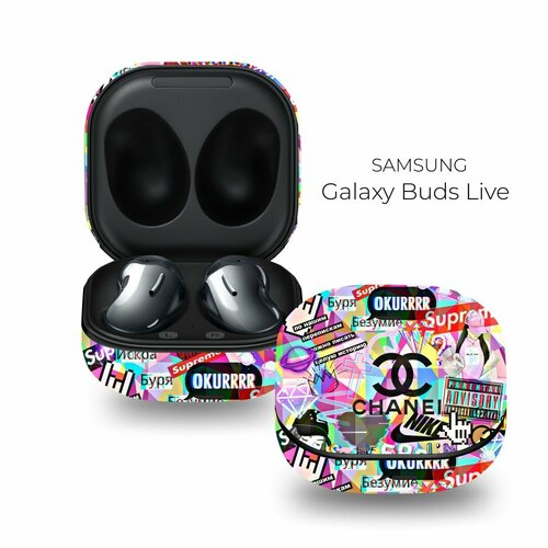 Чехол для наушников / Защитная гидрогелевая пленка для Samsung Galaxy Buds Live