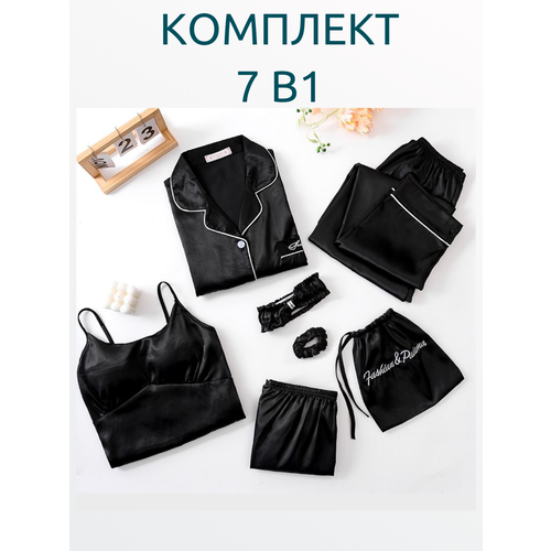 фото Пижама miracle, размер 3xl, черный 2