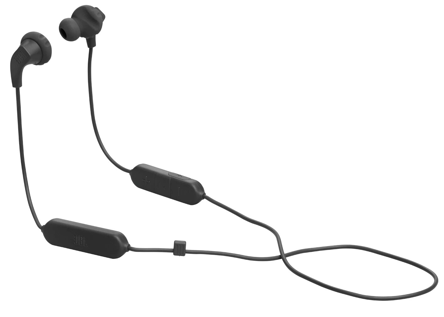 Спортивные беспроводные наушники с микрофоном JBL Run 2 Wireless BT, черный, USB Type-C, TWS Bluetooth гарнитура