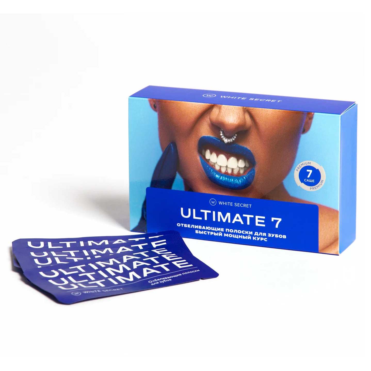 Картинки Отбеливающие полоски White Secret Ultimate 7, 7 пар