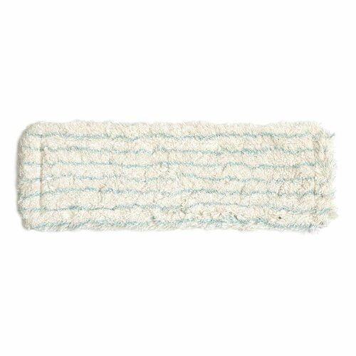 Насадка на швабру Hausmann Professional из микрофибры для мытья пола 47x15 см белый, зеленый