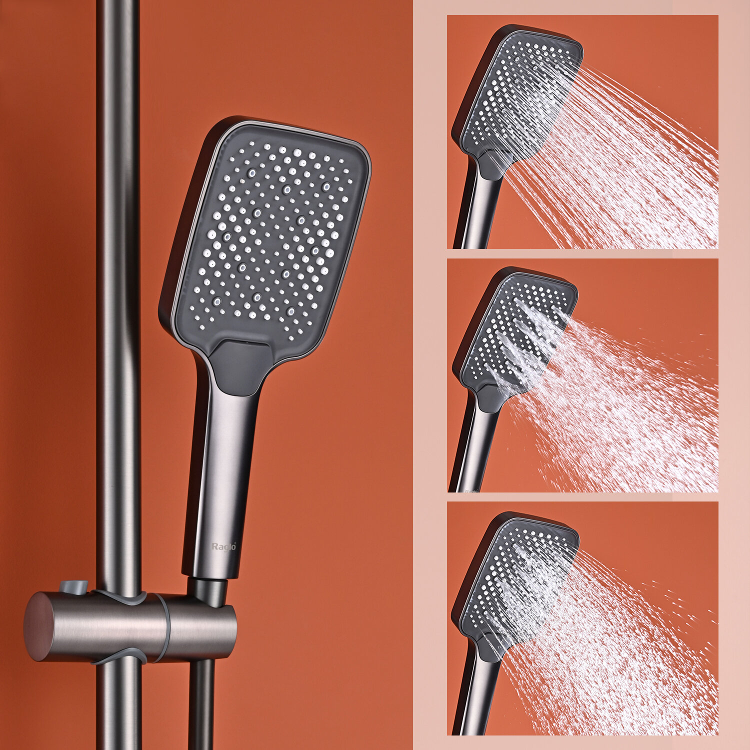 Душевая стойка с термостатом Raglo R01.26.09 — фото 1