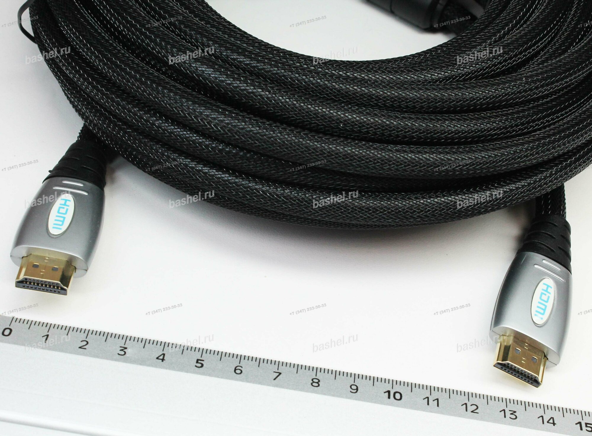 Шнур HDMI-HDMI DAYTON (шт. позол, шёлк, фильтр, v.1.4) 10,0 м, DAYTON