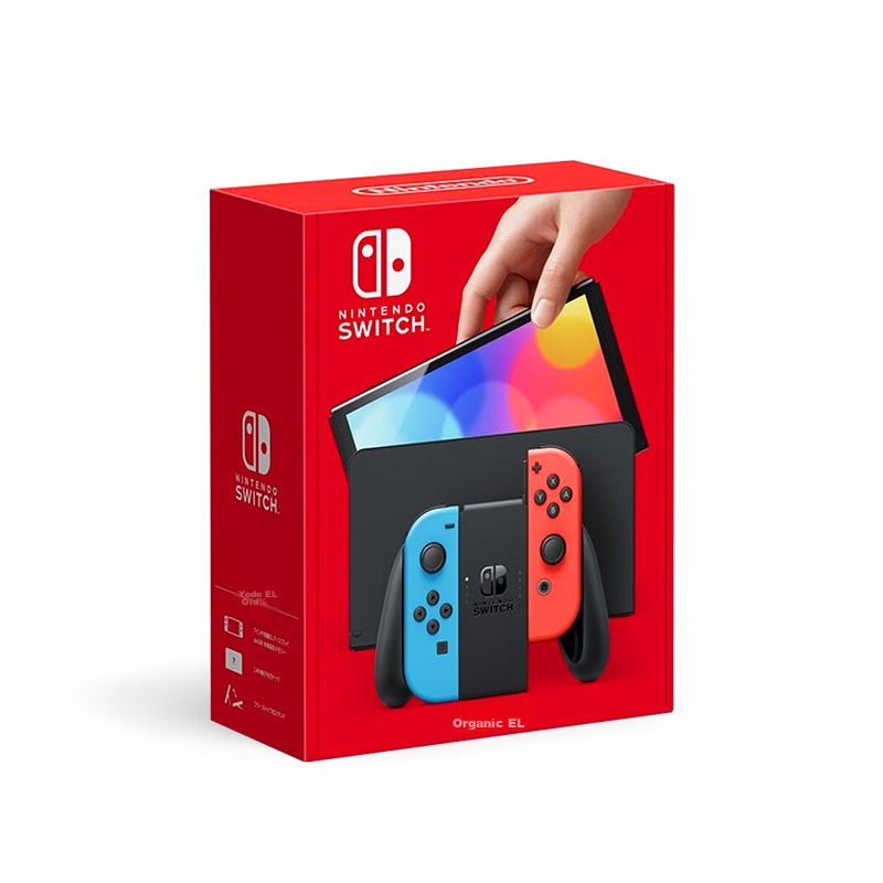 Портативная игровая консоль Nintendo Switch NS, OLED, Japanese Version, синий/красный