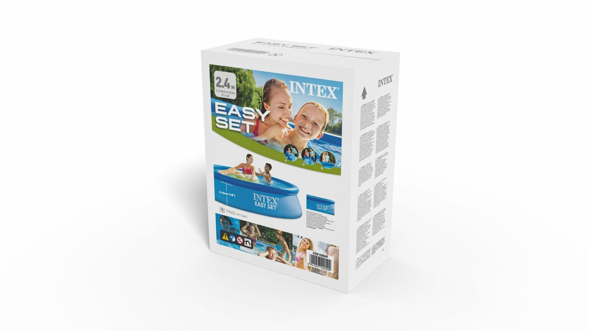 Бассейны Бассейн Intex EASY SET, надувной, 244х61 см, 28106NP