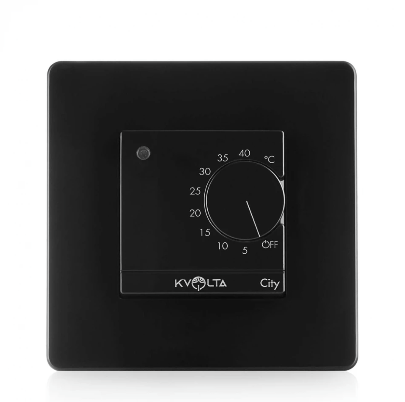 Терморегулятор механический Kvolta City, черный — фото 1
