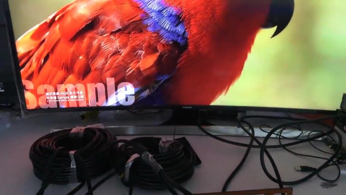 Кабель аудио видео HDMI М-М 10 м 1080 FullHD 4K UltraHD провод HDMI / Кабель hdmi 2.0 цифровой / черно-красный — фото 1
