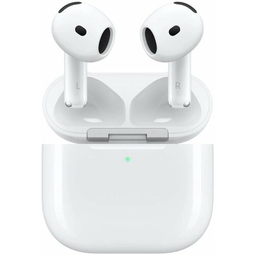 Гарнитура вкладыши Apple A3055 A3056 A3059 AirPods 4 ANC белый беспроводные bluetooth в ушной ракови 24967₽