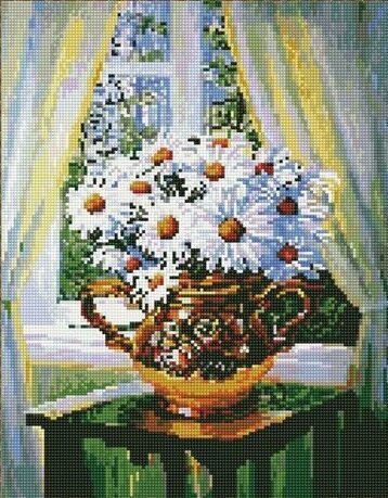 Алмазная мозаика Painting Diamond GF3805 холст на подрамнике квадратные стразы 40x50 см
