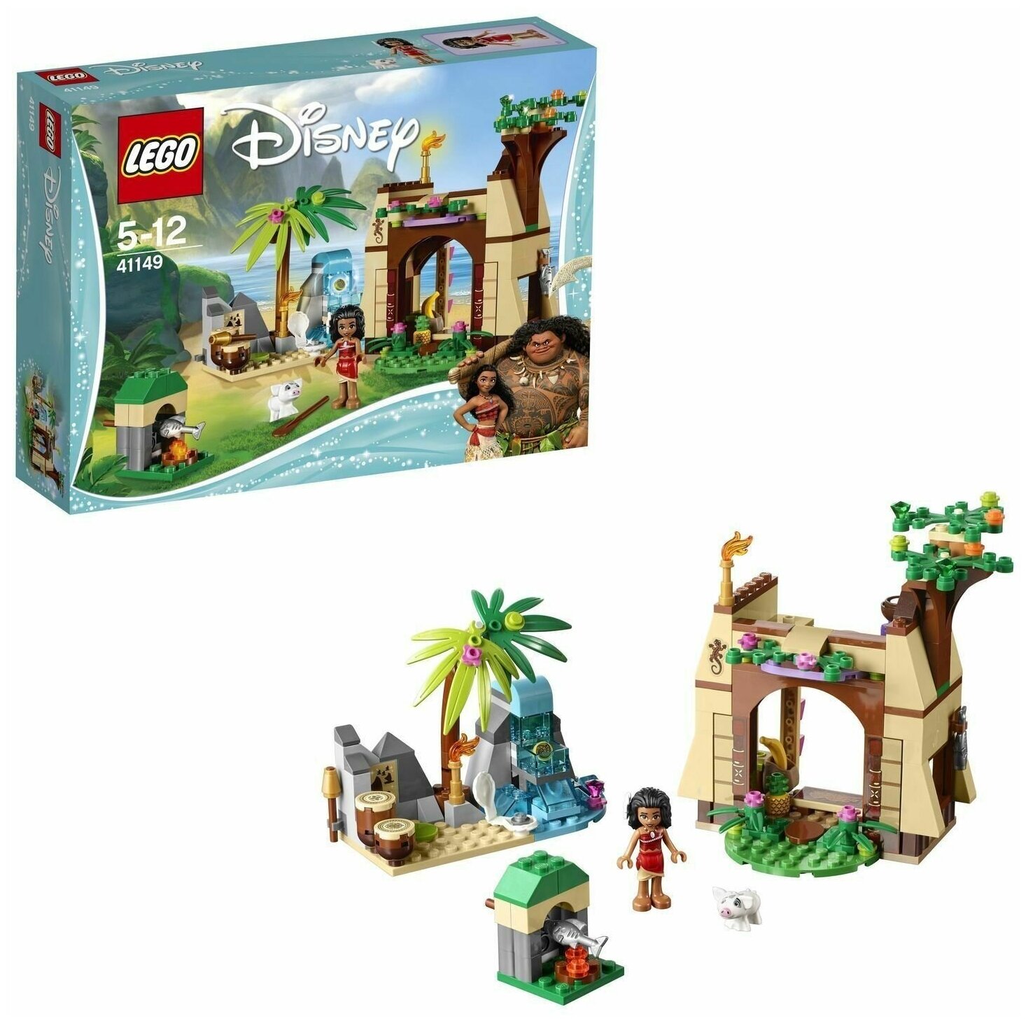 Конструктор LEGO Disney Princess Приключения Моаны на затерянном острове (41149)