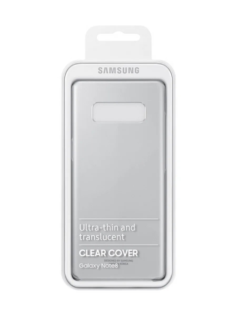 Накладка, Clear Cover Galaxy Note 8, черный