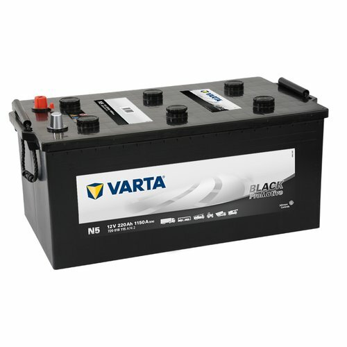 Грузовой аккумулятор "VARTA Грузовые" Prom. Black N5 (220Ач о/п) 720 018 115 - фото №1