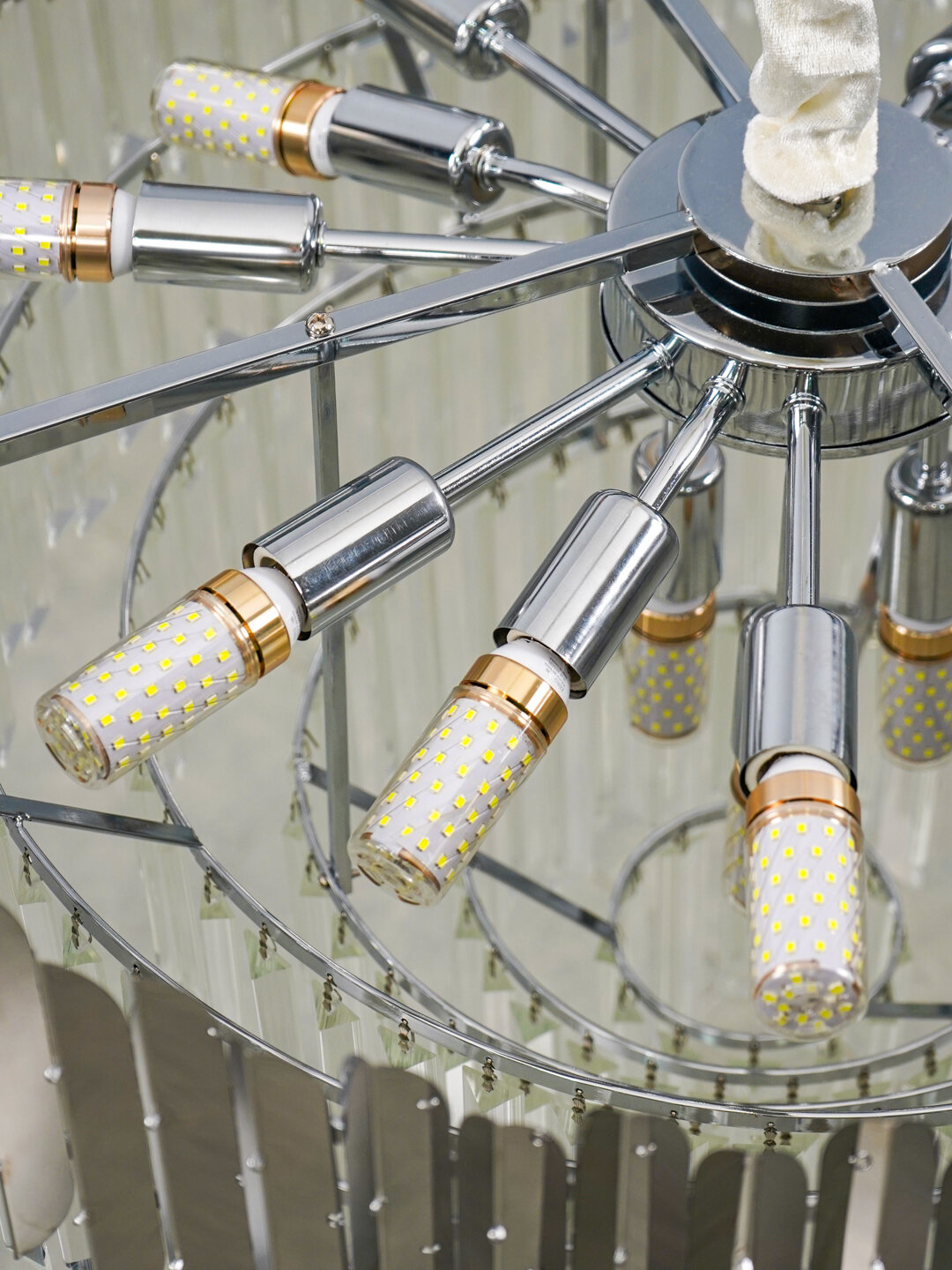 Люстра с регулировкой высоты, для спальни, зала, кухни, офиса, детской, 2 цвета, 6 размеров — фото 1