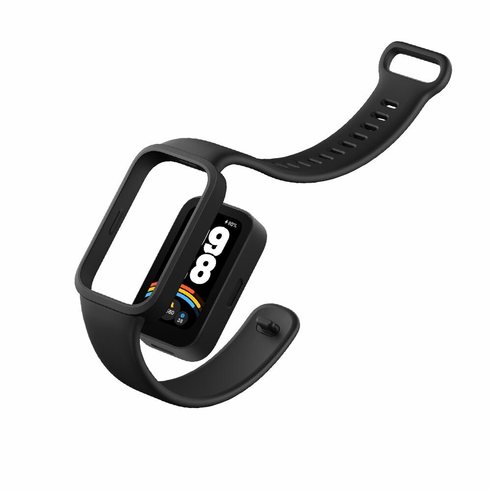 Фитнес-браслет, 10 слов, Xiaomi Smart Band 9 Active - black, черного цвета