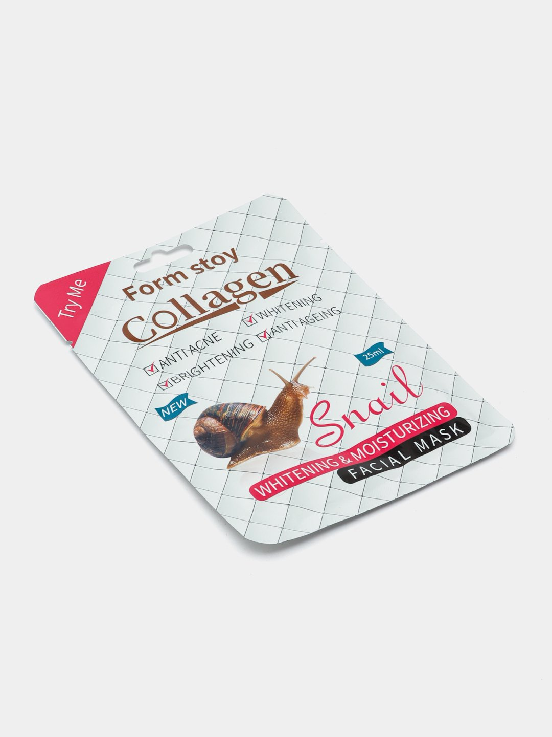 Маска для лица, для всех типов кожи, без искусственных консервантов, 25мл — фото 1