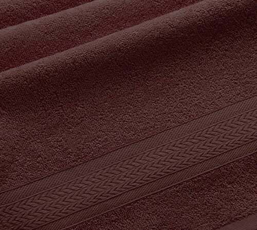 Полотенце Махровое «Утро коричневый» 50х90 Плотность 400 г/м2