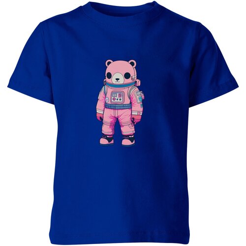 Футболка Us Basic, размер 10, синий мужская футболка розовый медведь астронавт 3xl белый
