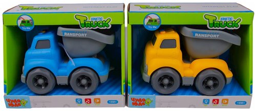 Игрушка машина инерционная грузовик со светом и музыкой для мальчика, на батарейках, подвижные элементы, 933-132А