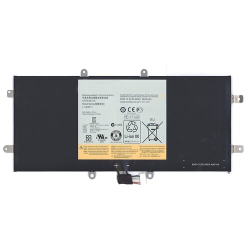 Аккумулятор для ноутбука Lenovo IdeaPad Yoga 11 (L11M4P13) 42Wh черная