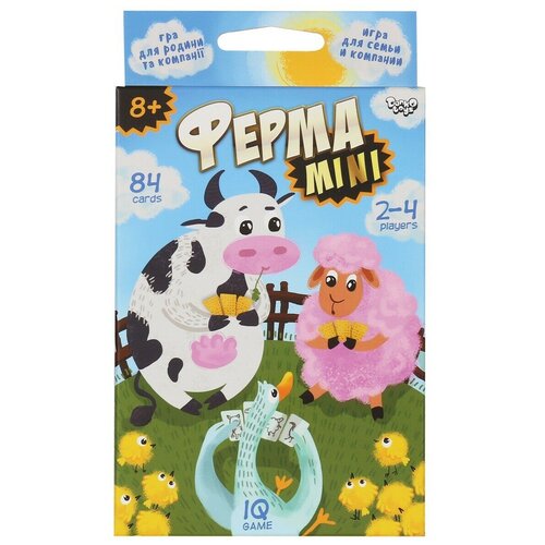 Карточная игра Danko Toys Ферма, мини (G-FM-01) карточная игра данетки эксперт yen 01 03 danko toys