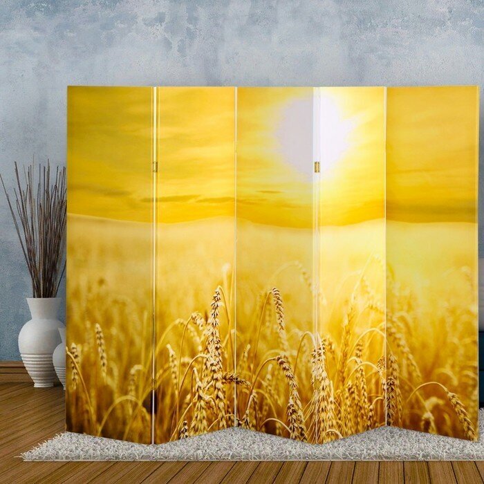 Ширма "Пшеничное поле", 250 х 160 см - фотография № 4