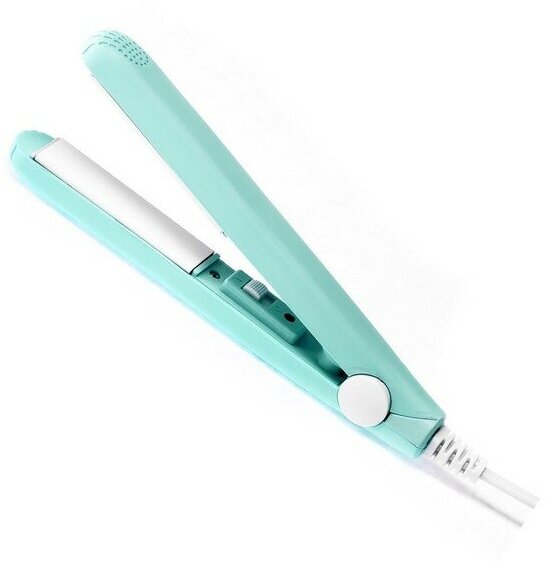 Выпрямитель LuazON LW-27, мини, 25 Вт, керамическое покрытие, до 180°C, бирюзовый