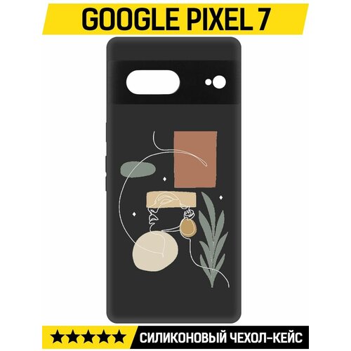 Чехол-накладка Krutoff Soft Case Элегантность для GOOGLE Pixel 7 черный чехол накладка krutoff soft case предсказание для google pixel 7 pro черный