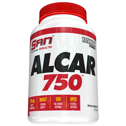 S.A.N. L-карнитин Alcar 750, 100 шт., без вкуса л карнитин в капсулах be first alcar 90 капс