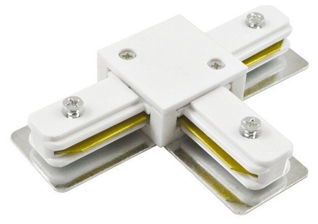 Аксессуары для трековых систем PTR / PTR CT-WH Коннектор белый T-обр. Jazzway (5010864), цена за 1 шт.