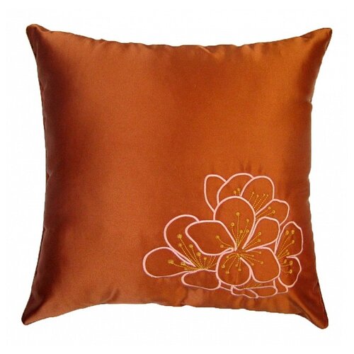 Подушка декоративная Primavelle Цветок, (21401011-f44), 45x45 см, оранжевый