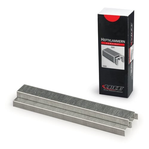 Laco 2611040000 Скобы для степлера, №26/6, оцинкованные, laco, (5000 шт в уп), картон. короб.
