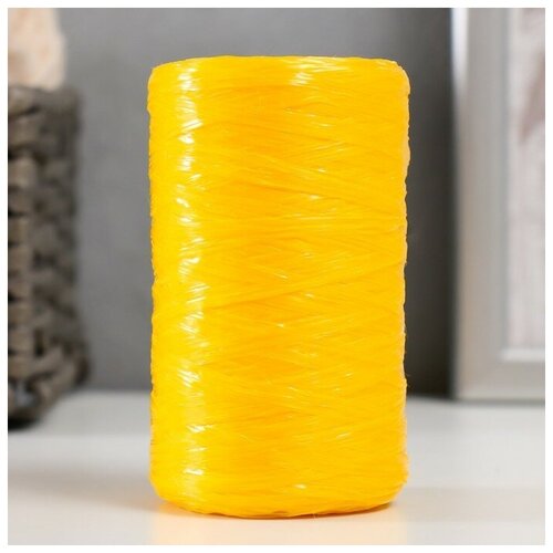Пряжа для ручного вязания 100% полипропилен 200м/50гр. (38-желтый), 1шт