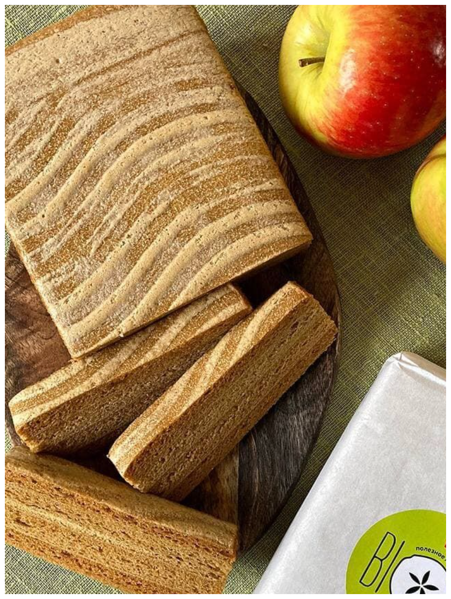 Пастила яблочная без сахара BIO-яблоко, белевская фруктовая натуральная, 800 г - фотография № 2