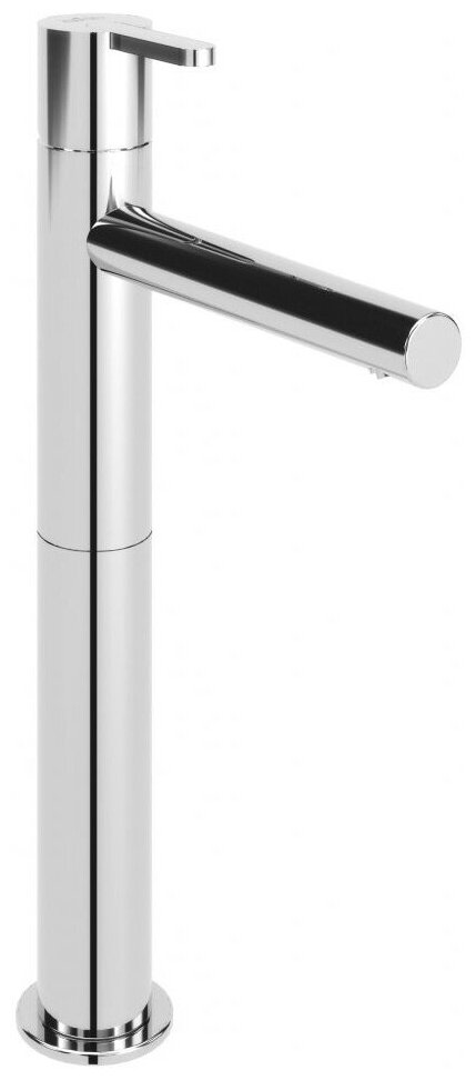 Смеситель для раковины Cezares Leaf высокий, черный матовый (LEAF-LC1-NOP)