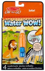 Melissa & Doug Водная раскраска Water Wow! Сафари (9441)