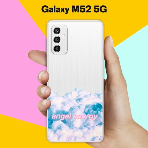 Силиконовый чехол на Samsung Galaxy M52 5G Angel / для Самсунг Галакси М52