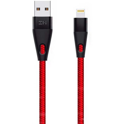 Кабель USB/Lightning ZMI MFi 100см 3A 18W PD Материал оплетки нейлон/кевлар (AL806) красный