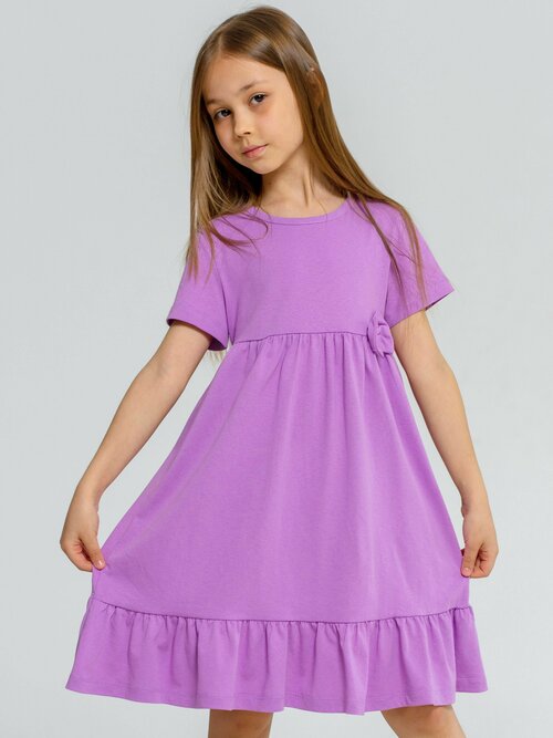 Платье ИНОВО, размер 116, фиолетовый
